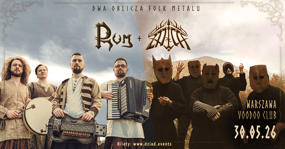 Dwa oblicza Folk Metalu • Rum + Znich • VooDoo Club (Bilety)